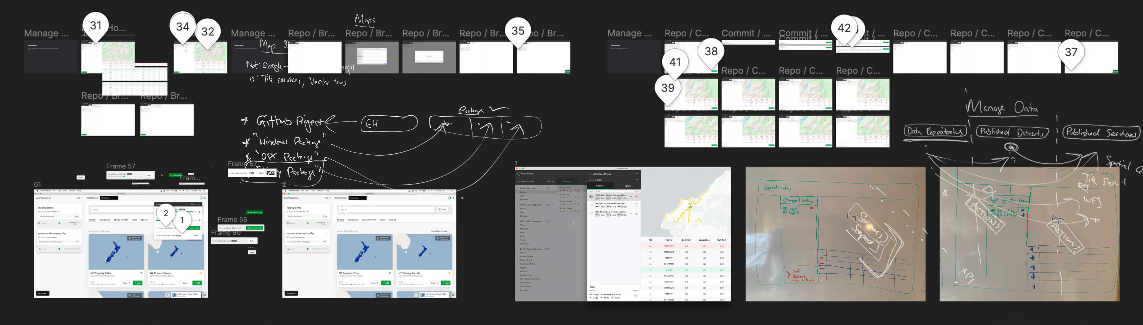 Feedback from Figma, Slack, whiteboard photos, and all kinds of channels