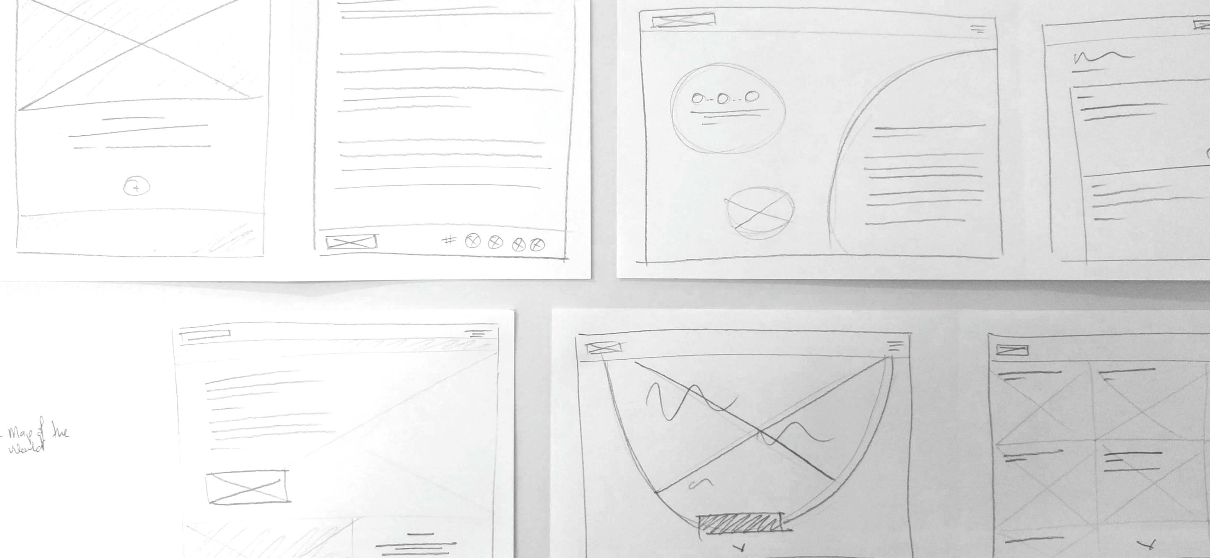 Early design concepts.
